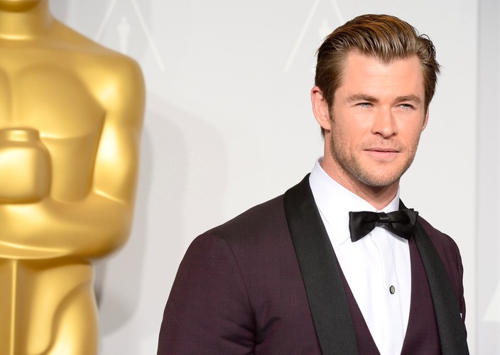 Chris Hemsworth na gali Oscarów 2014