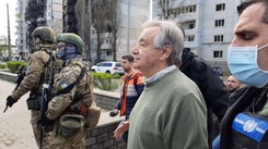 Guterres w Borodziance: Wyobrażam sobie moje wnuczki uciekające stąd w popłochu