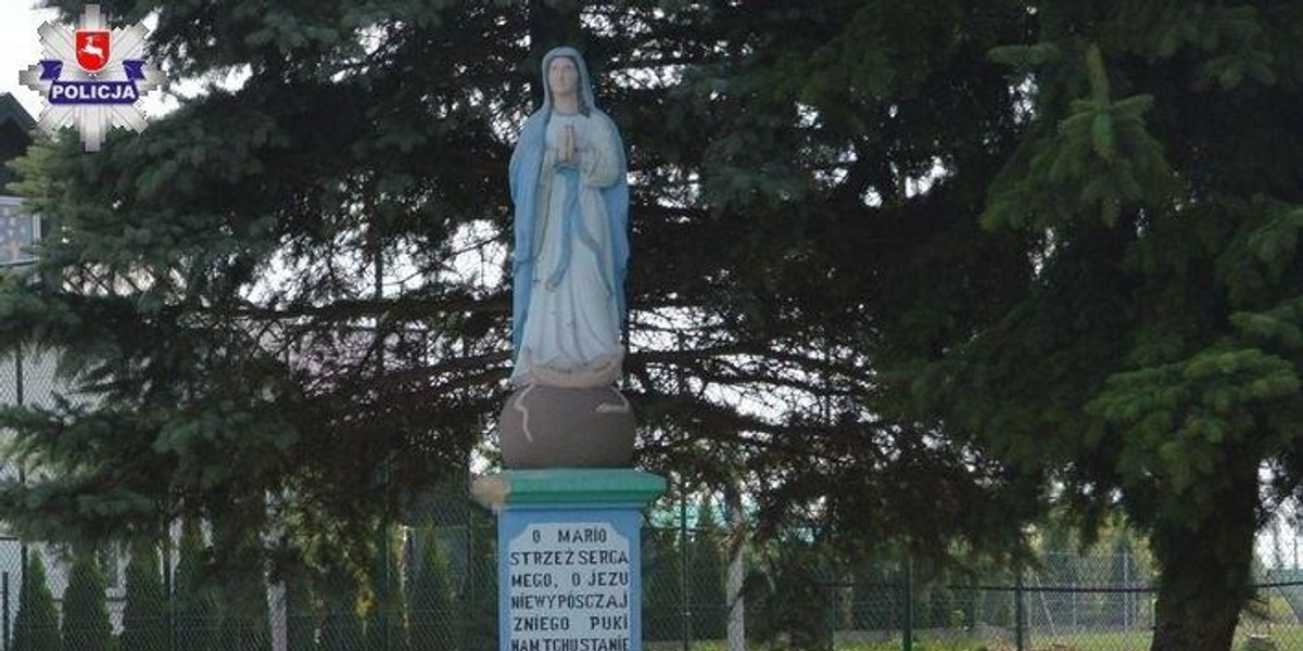 Zniszczył kapliczkę. Tak się tłumaczył