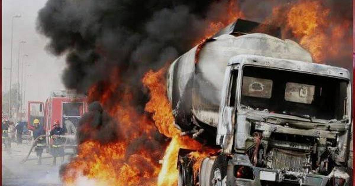 Commuters escape death in Ibadan petrol tanker explosion