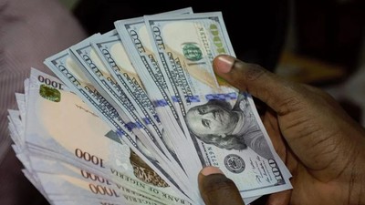 The naira sold for as low as ₦460 to the dollar within the day’s trading. (Nairamtetrics)