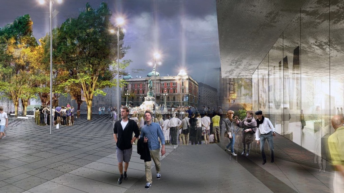 PROMENE U SRCU GRADA Ovako će izgledati preuređeni Trg republike (FOTO ...