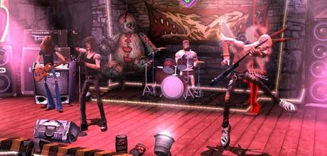Screen z gry "Guitar Hero III"