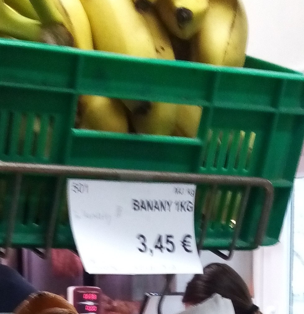 Cenu banánov si musel zdokumentovať. 