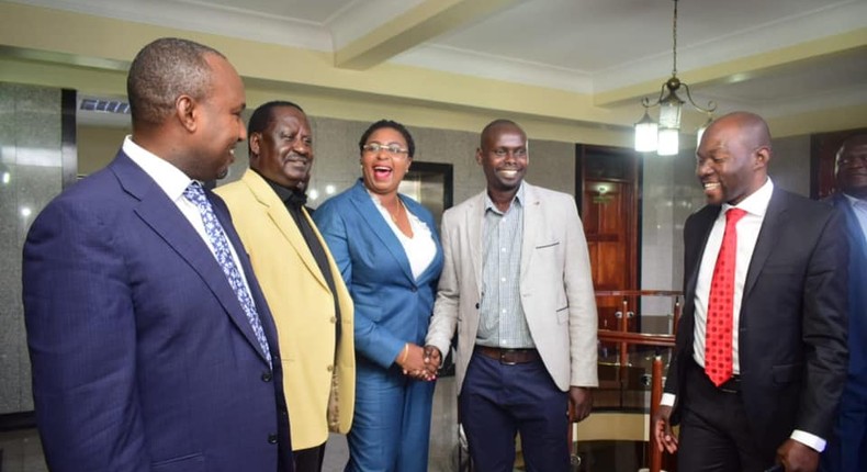 Malindi MP Aisha Jumwa issues statement, says  Raila Odinga surprised her in her office