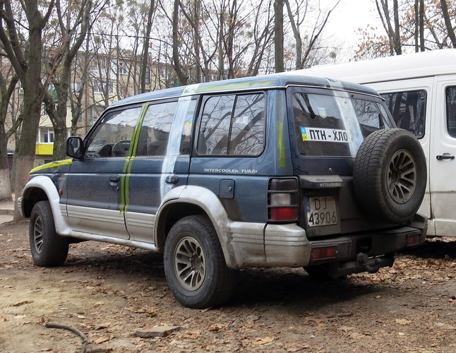 Mitsubishi pajero na Ukrainie
