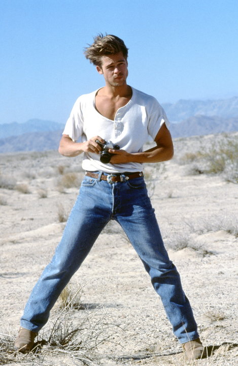 Brad Pitt we wczesnych latach 90. XX w.