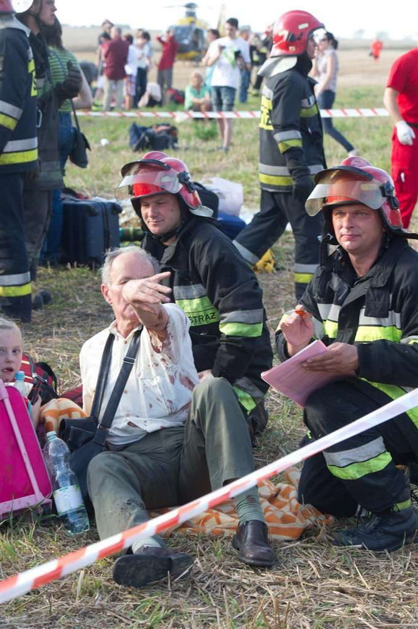 Dramatyczne relacje świadków katastrofy pociągu