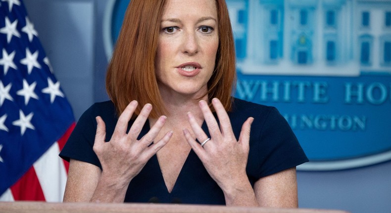 White House press secretary Jen Psaki.
