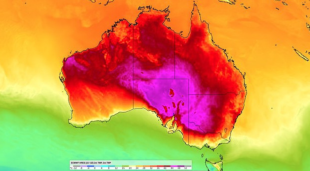 Rekordowe upały w Australii