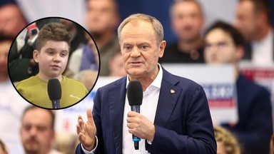 Zaskakujące wyznanie chłopca na spotkaniu z Donaldem Tuskiem. Barbara Nowacka interweniuje