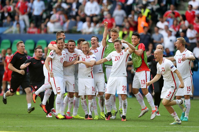 Pilka nozna. Euro 2016. Szwajcaria - Polska. 25.06.2016