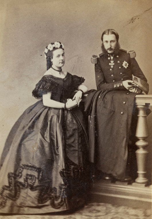Leopold i Henrietta. Zdjęcie z połowy lat 60. XIX w.