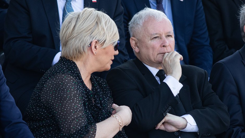 Julia Przyłębska i Jarosław Kaczyński