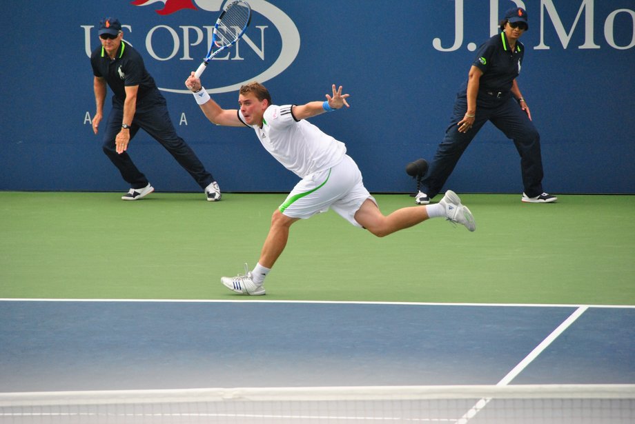 Marcin Matkowski podczas zawodów US Open