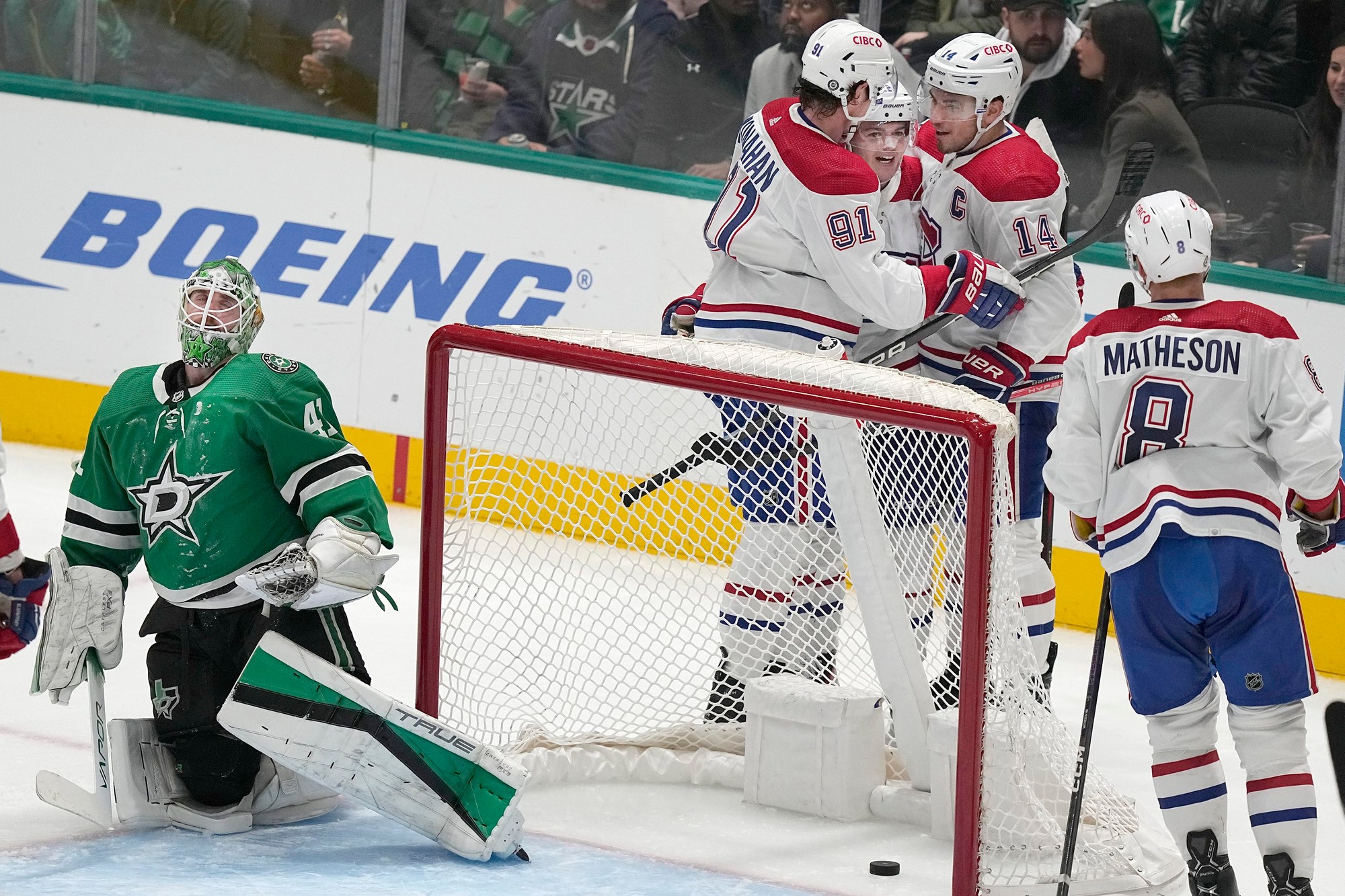 Zápas NHL: Dallas Stars - Montreal Canadiens.