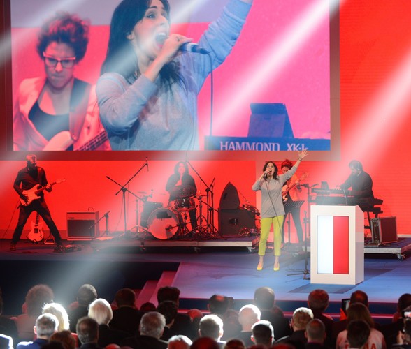 Występ Natalii Niemien na konwencji PiS