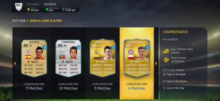 FIFA 15 - zwiastun trybu Ultimate Team