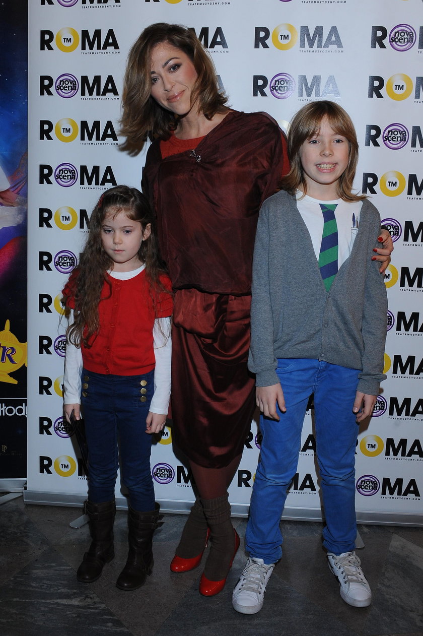 Natalia Kukulska z dziećmi