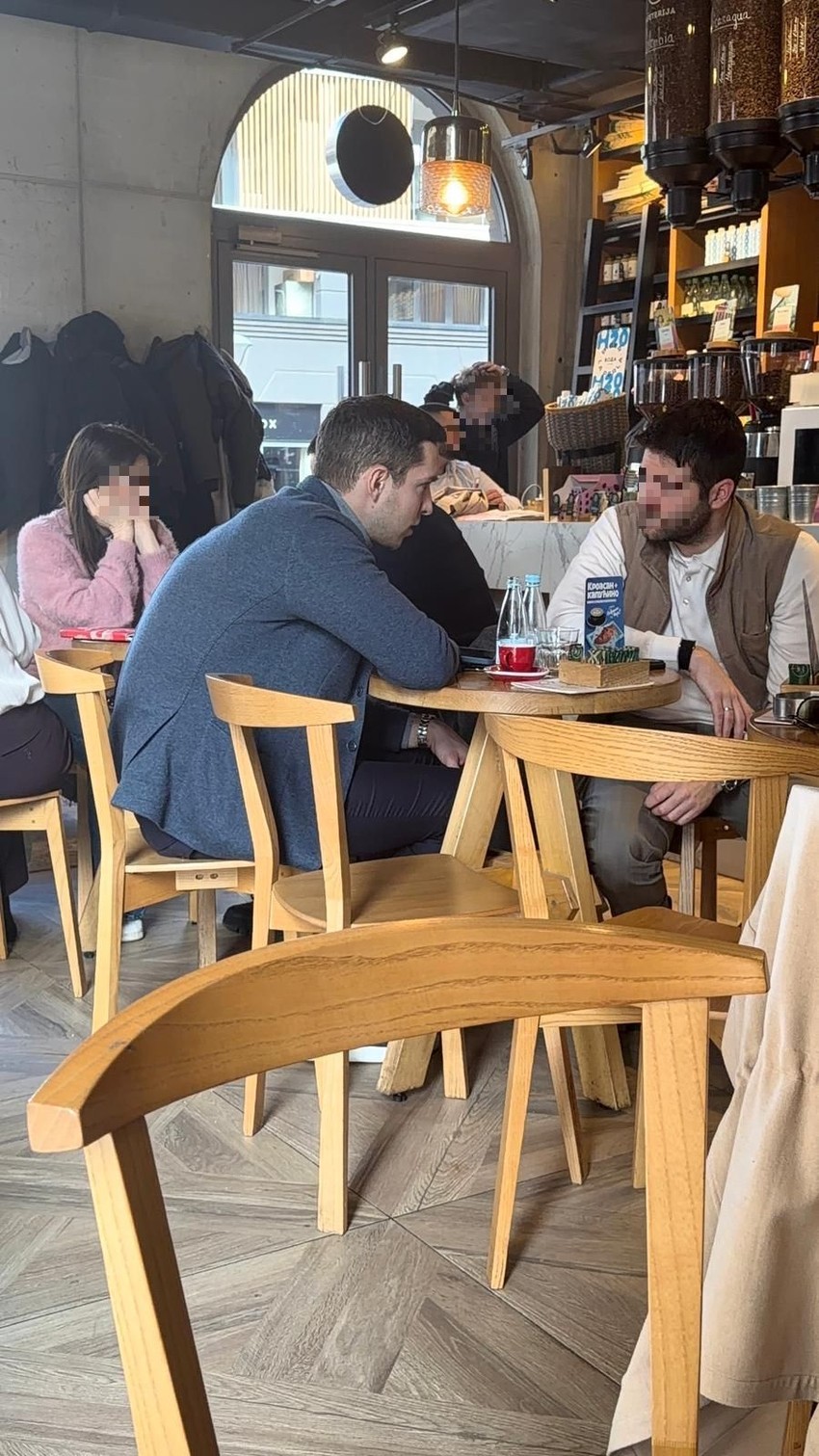 Miloš Ivanović sa prijateljem