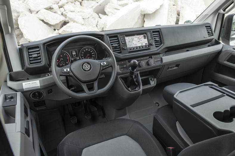Wnętrze nowego Volkswagena Craftera