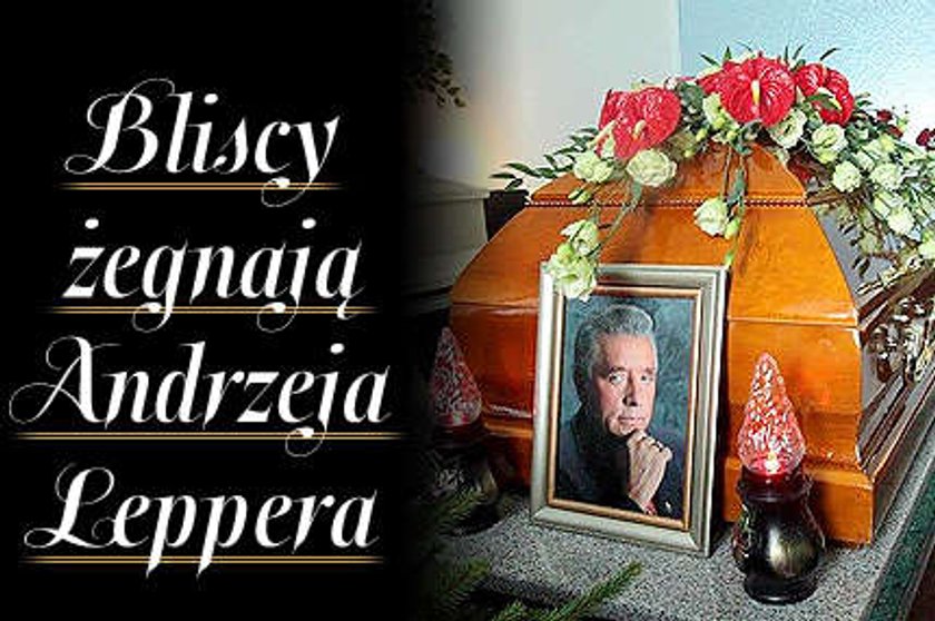 Bliscy żegnają Andrzeja Leppera