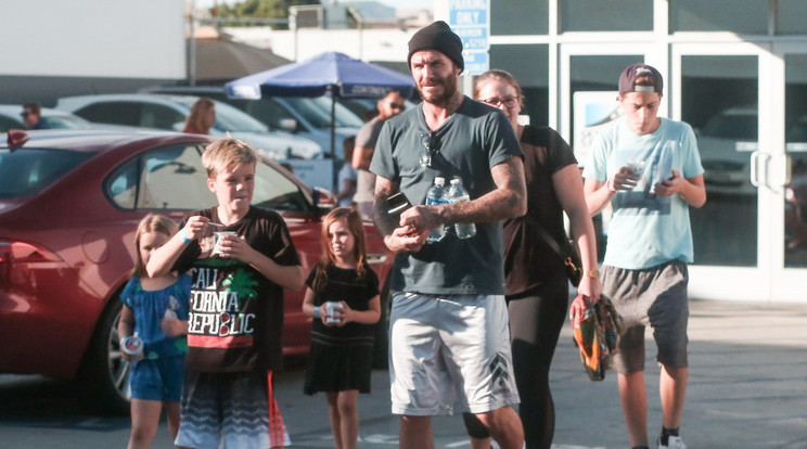 David Beckham szórakozni vitte a gyerekeit/ Fotó: Profimedia - Reddot