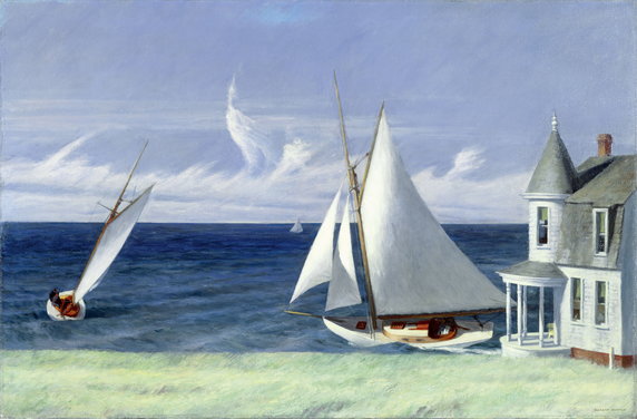 Edward Hopper, "Lee Shore" (1941)