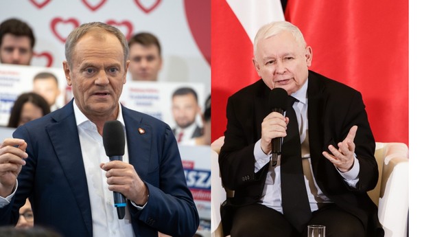 Donald Tusk i Jarosław Kaczyński