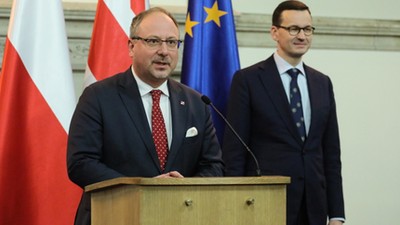 Arkady Rzegocki i Mateusz Morawiecki 