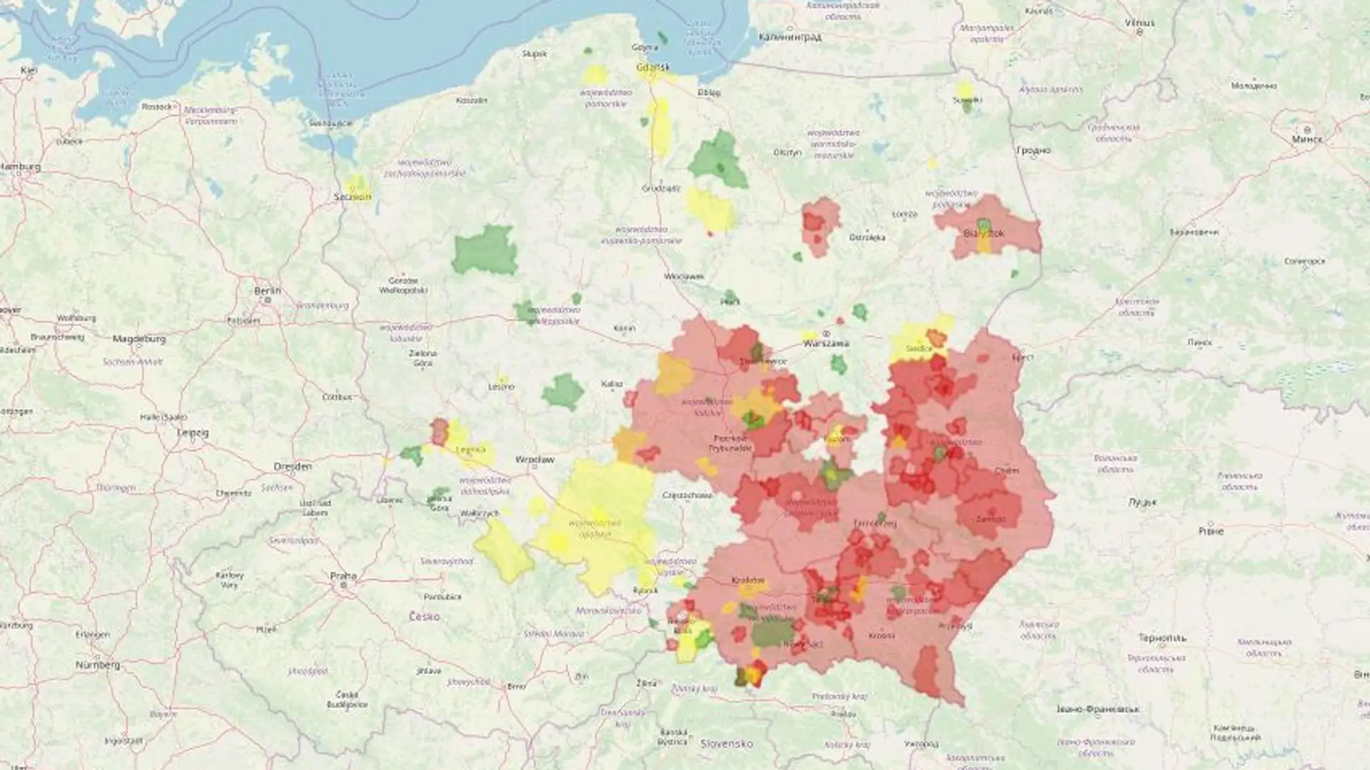 30 proc. Polski to strefy "wolne od LGBT". Ta mapa pokazuje, gdzie zezwala się na nienawiść