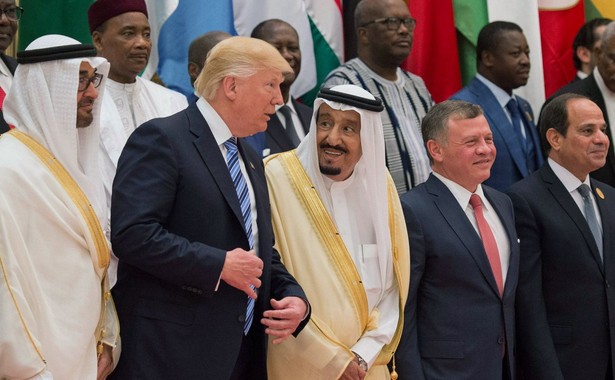 Donald Trump w Arabii Saudyjskiej.