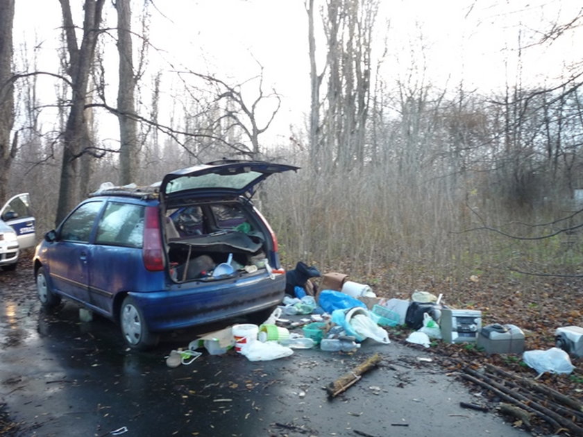 Strażnicy posprzątali stare samochody