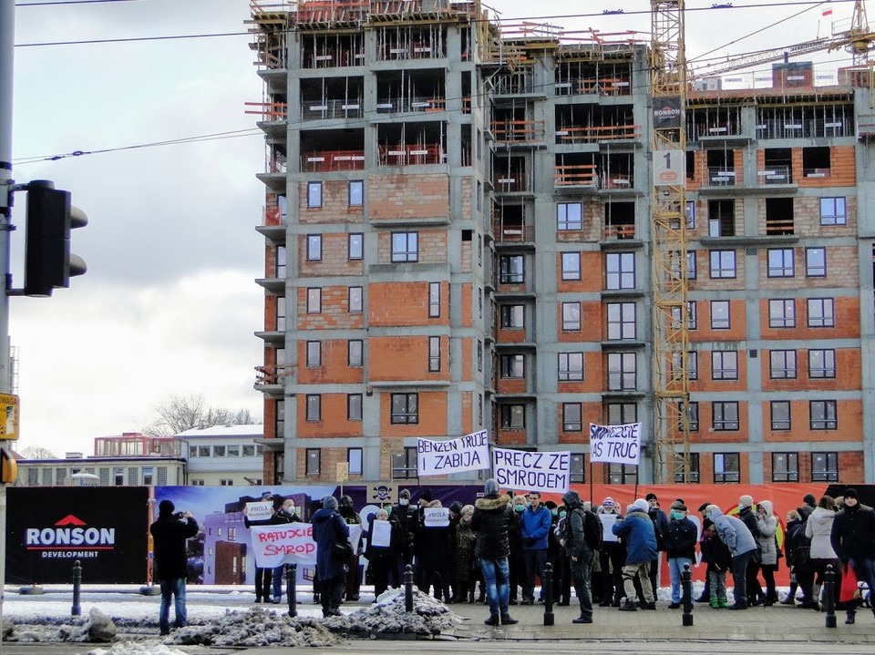 Protest na Woli Warszawa. Materiały prasowe 10