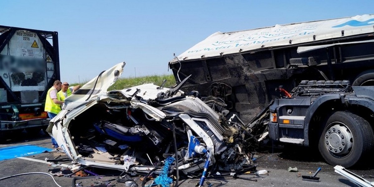 Tragiczny wypadek na autostradzie A2 