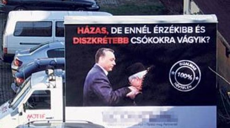 Orbánnal reklámozzák a társkereső oldalt