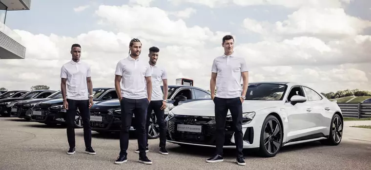 Robert Lewandowski dostał nowe auto. Będzie jeździć elektrycznym Audi e-tron GT