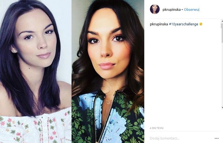 Paulina Krupińska #10yearschallenge