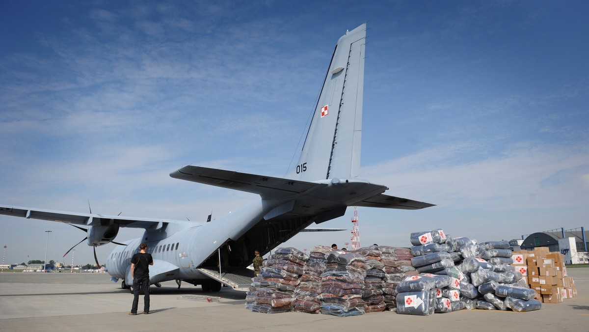 WARSZAWA POMOC HUMANITARNA DLA GRUZJI