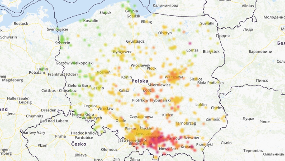 Smog w Polsce - 10 stycznia. Stan, jakość i zanieczyszczenie powietrza