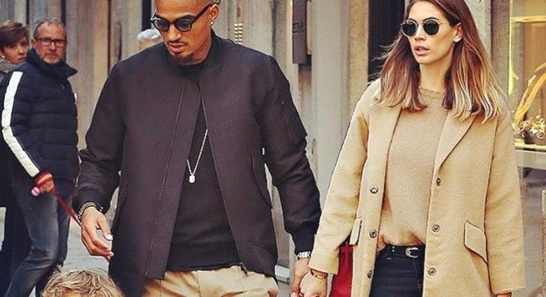 Kevin-Prince Boateng and Melissa Boateng