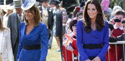 Księżna Kate pożyczyła sukienkę od matki. Fajna?