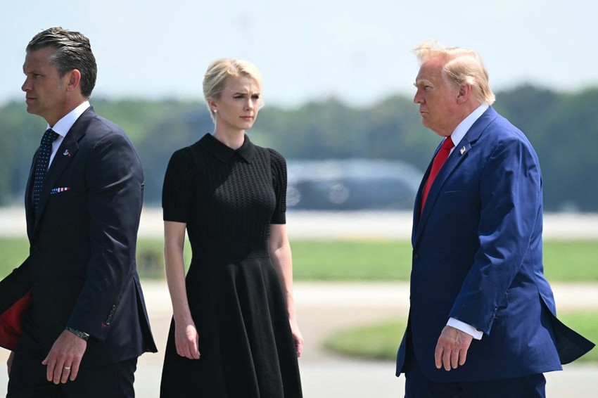 Pit Hegset, Natali Harp i Donald Tramp