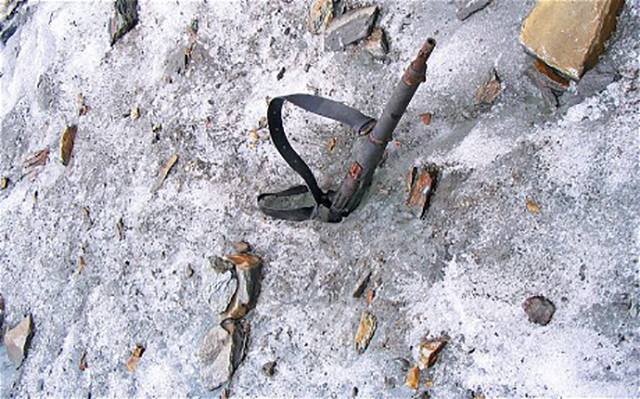 Austiacki karabin znaleziony na lodowcu Presena