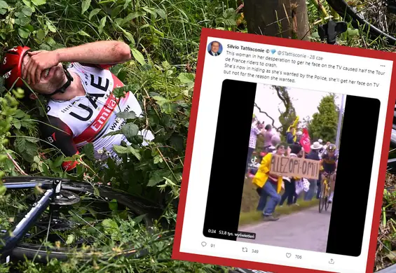 Aresztowano kobietę odpowiedzialną za karambol podczas Tour de France