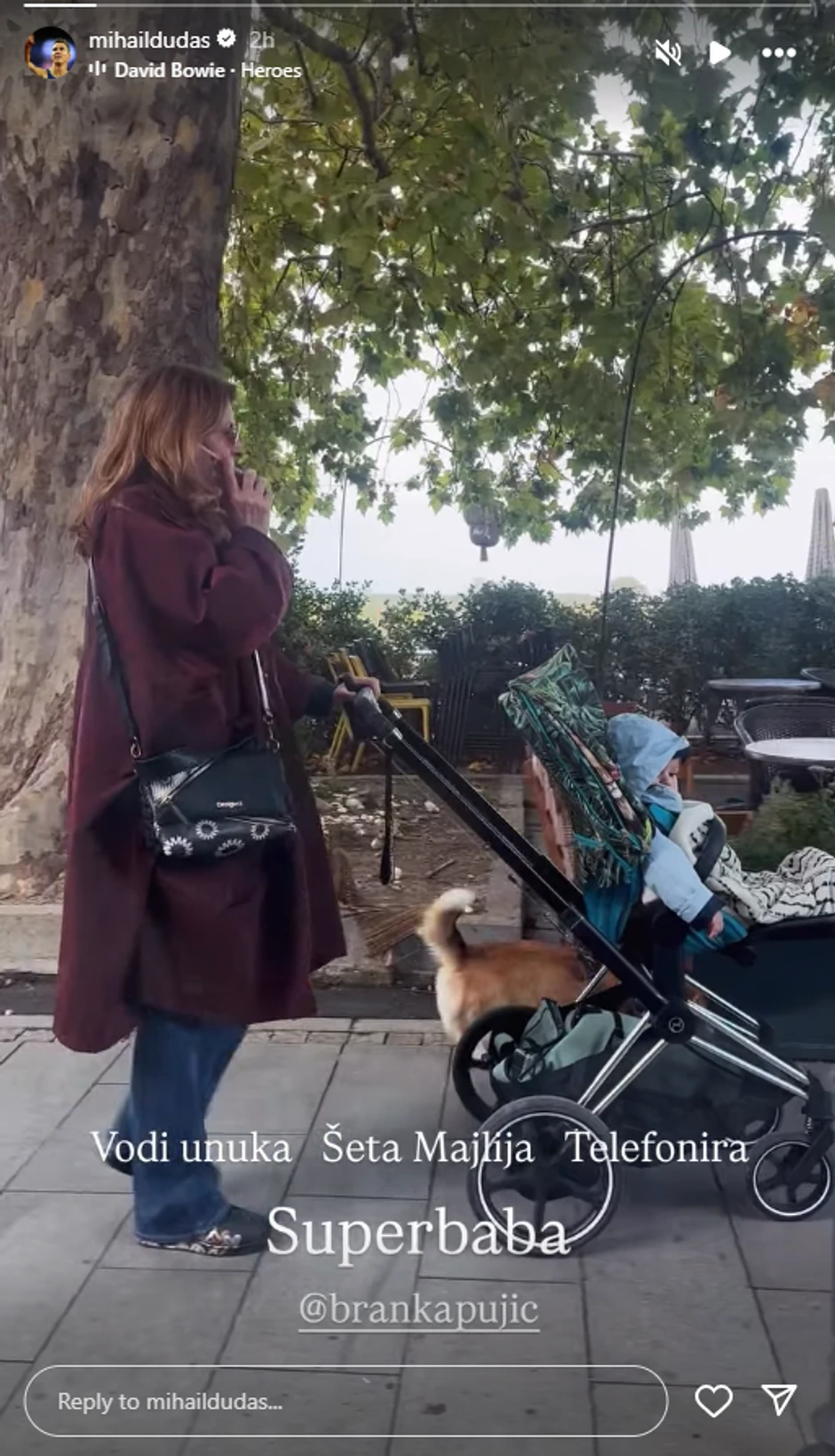 Branka Pujić sa unukom