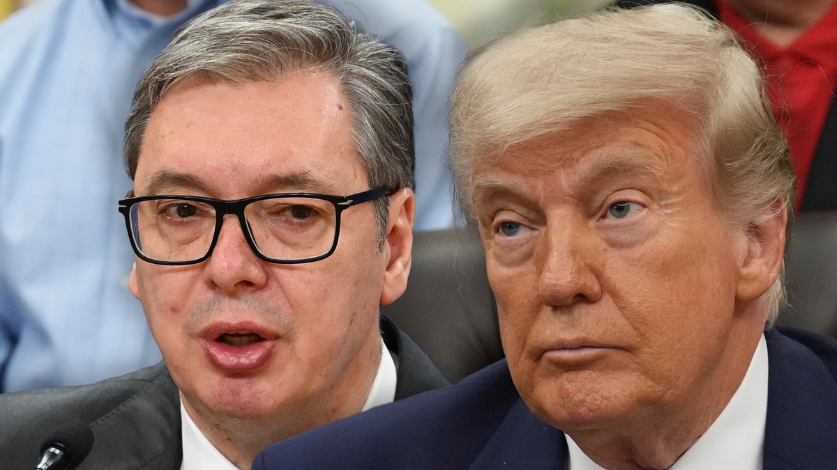 Aleksandar Vučić i Tramp