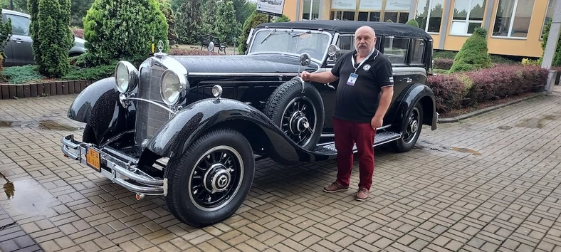 60 lat Klubu Mercedesa w Pradze. Mercedes Nurburg 500 z 1934 r.