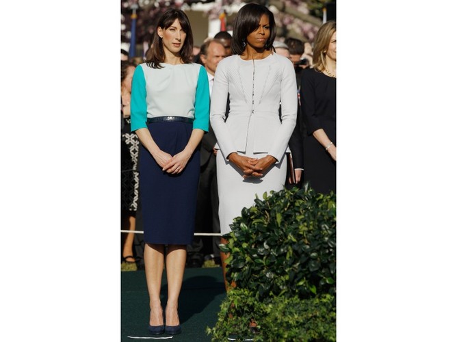 Michelle Obama i Samantha Cameron