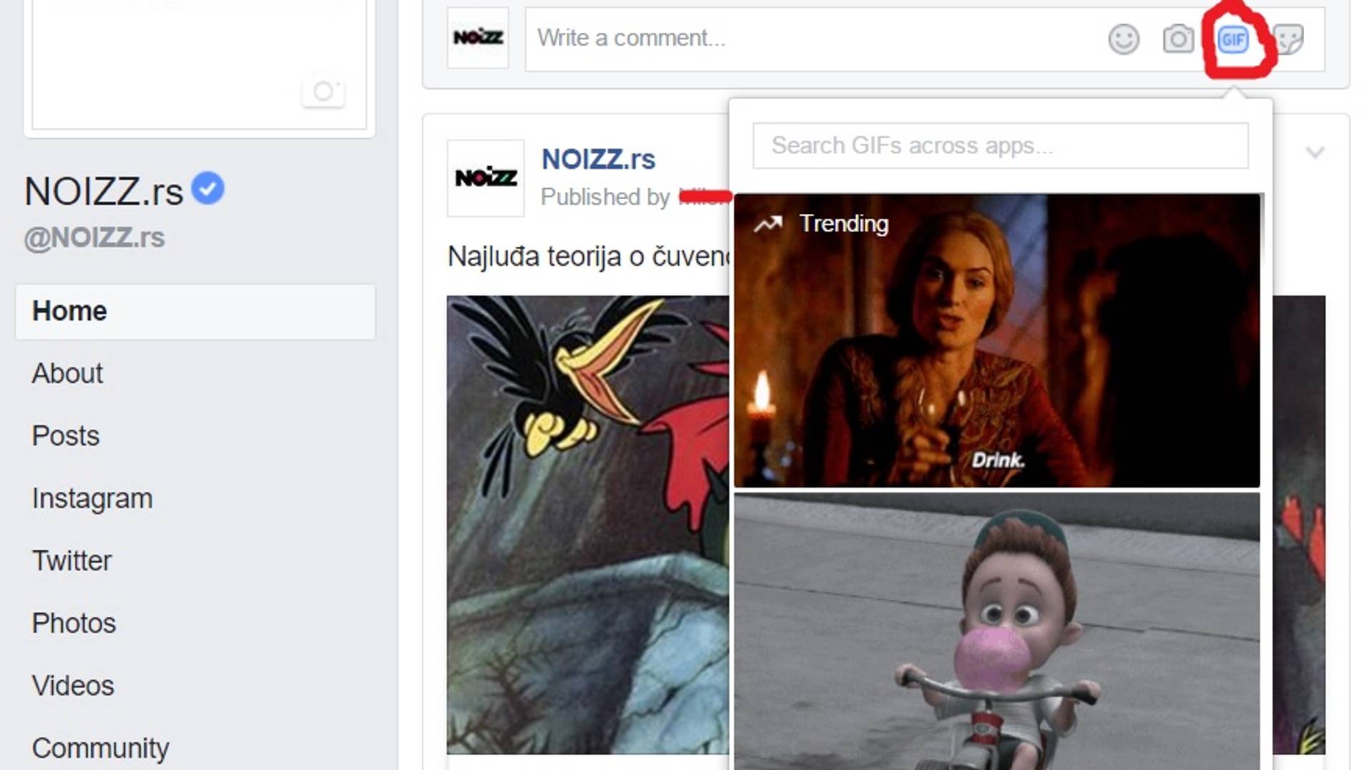 GIF dugme konačno stiglo na Facebook